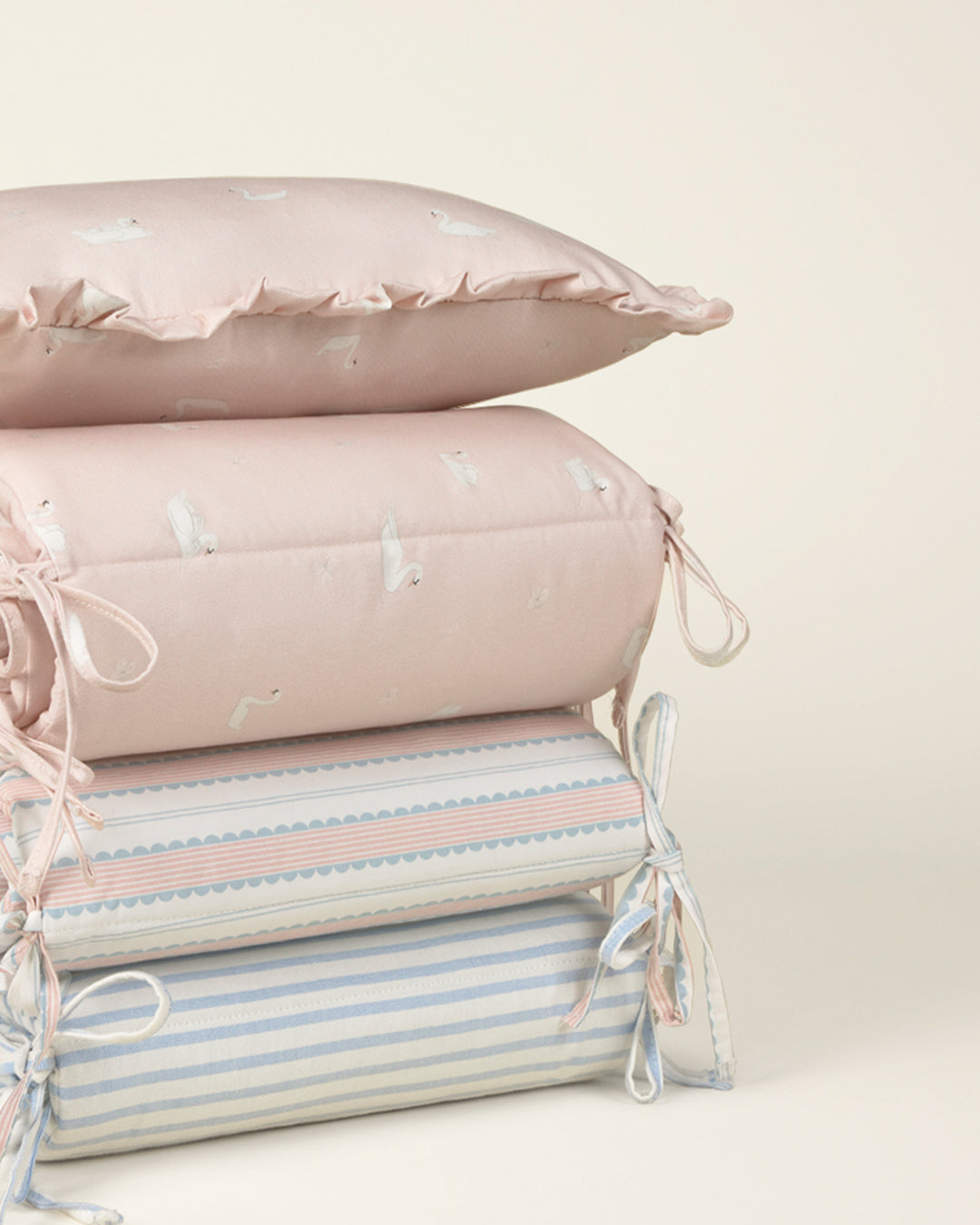 Crib bumper Big Top Stripes