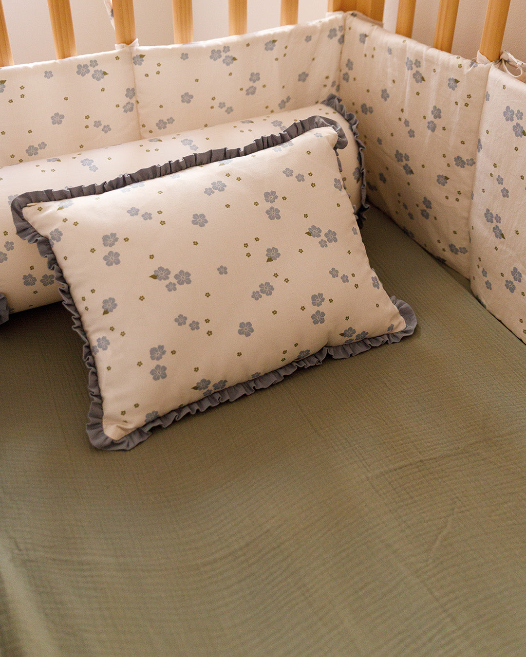 Bajera cuna 60x120 Moss Green