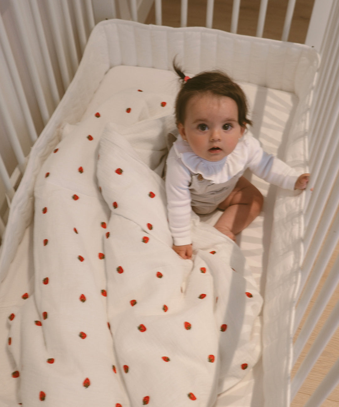 Crib Duvet cover Strawberry
