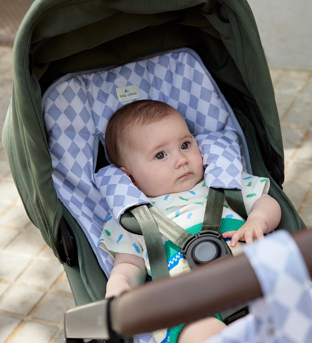 Funda de silla Sky Blue harlequin